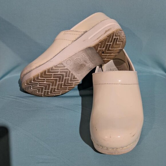 White Leather Danskos - Size 37 - Picture 3 of 4